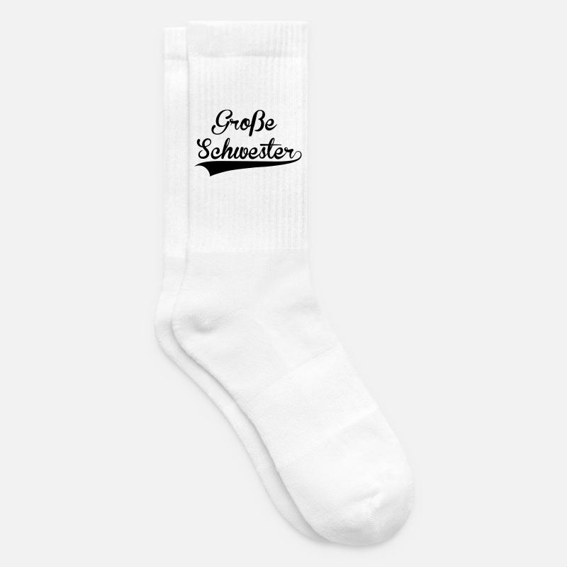 Große Schwester - Tennissocken - Weiß