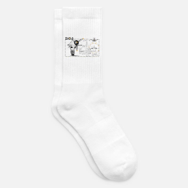 DC-3 - Tennissocken - Weiß