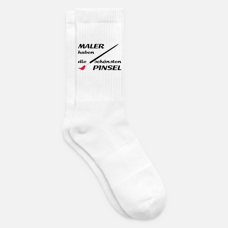 maler handwerker - Tennissocken - Weiß