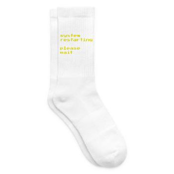 System restarting - Tennissocken - Weiß - Rechts