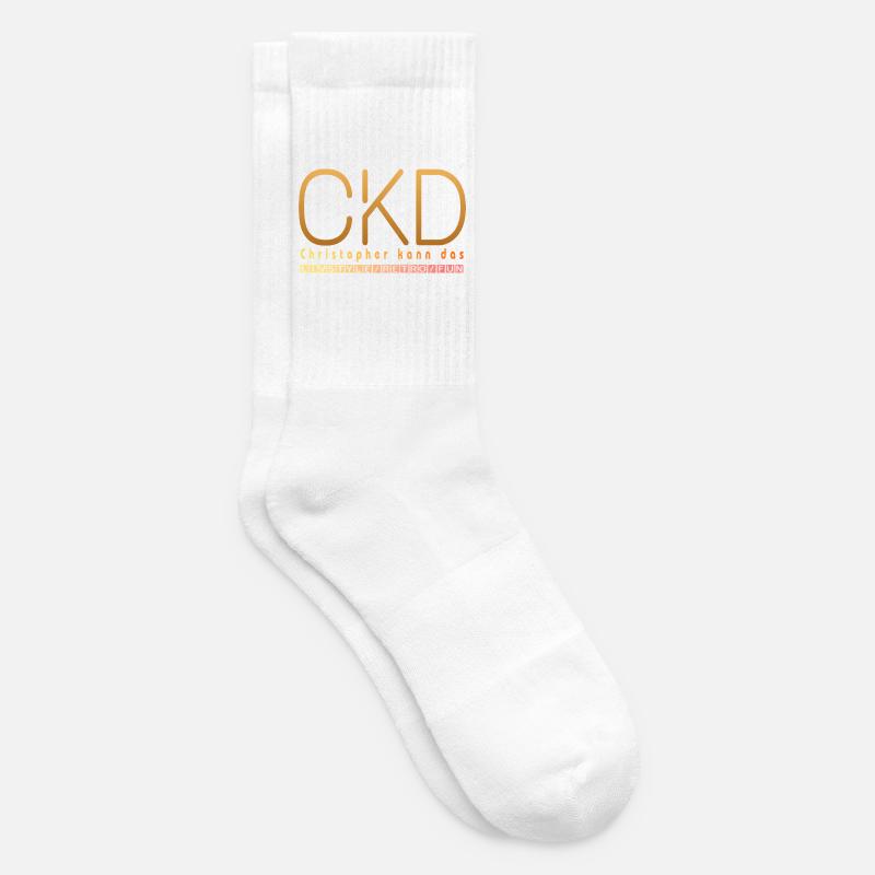 Christopher kann das  - Tennissocken - Weiß