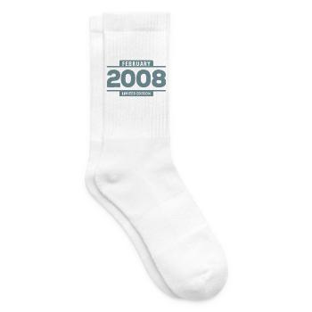 Limited Edition February 2008 Birthday Gift - Tennis socks - white - Right
