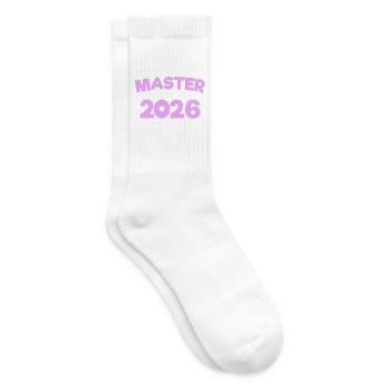 Master 2026 Graduation Graduation - Tennis socks - white - Right