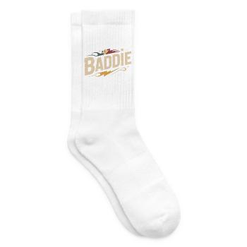 Baddie Aesthetic Böses Mädchen Bad Girl Baddie - Tennissocken - Weiß - Rechts