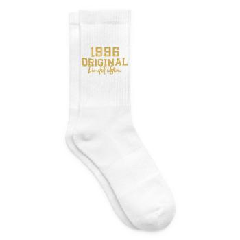 30. Geburtstag, 30 Jahre - Tennissocken - Weiß - Rechts