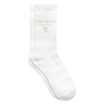 Benutzerfehler Legendärer Schädel - Tennissocken - Weiß - Rechts