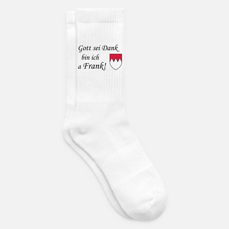 Gott sei dank Frank - Tennissocken - Weiß