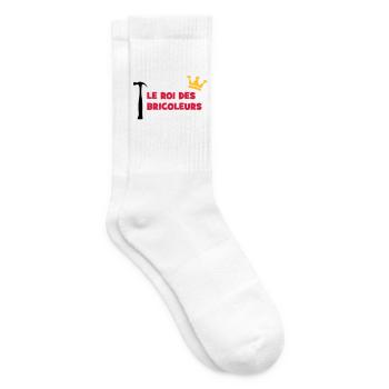 Der König der Heimwerker - Tennissocken - Weiß - Rechts