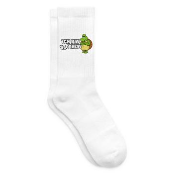 ich bin dagegen - Tennissocken - Weiß - Rechts