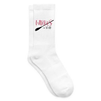 Witches on tour - Party, Carnival, Halloween - Tennis socks - white - Right