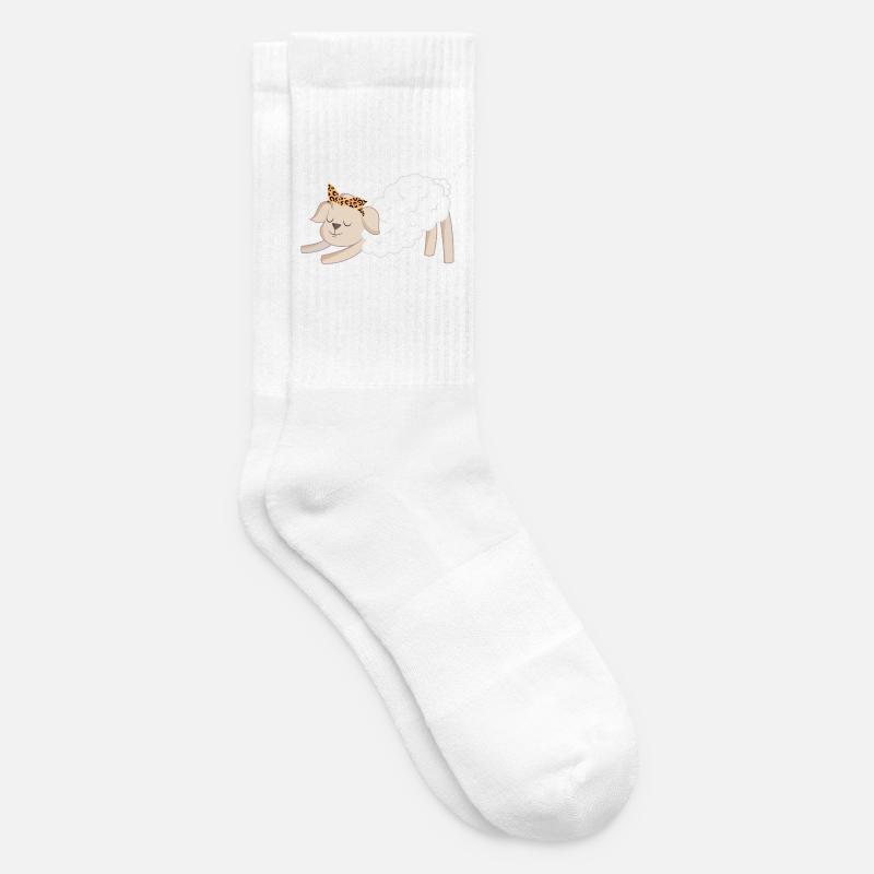 Schaf Schafe - Tennissocken - Weiß