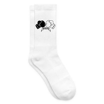 Boxing gloves - Tennis socks - white - Right