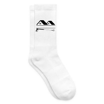 High-pressure sprayer façade cleaning houses - Tennis socks - white - Right