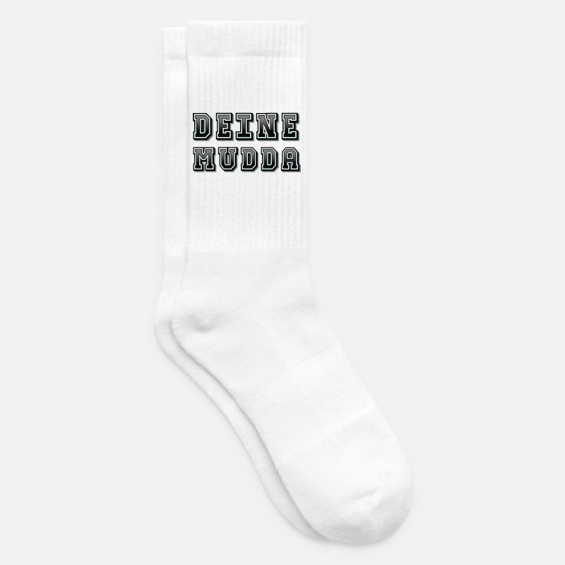 Votre Mudda - Chaussettes de tennis - blanc