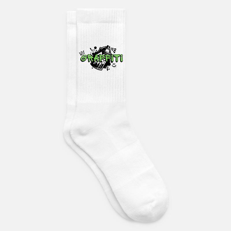Graffiti - Tennissocken - Weiß