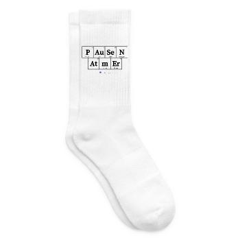 Pausen Atmer (helle Stoffe) - Tennissocken - Weiß - Rechts