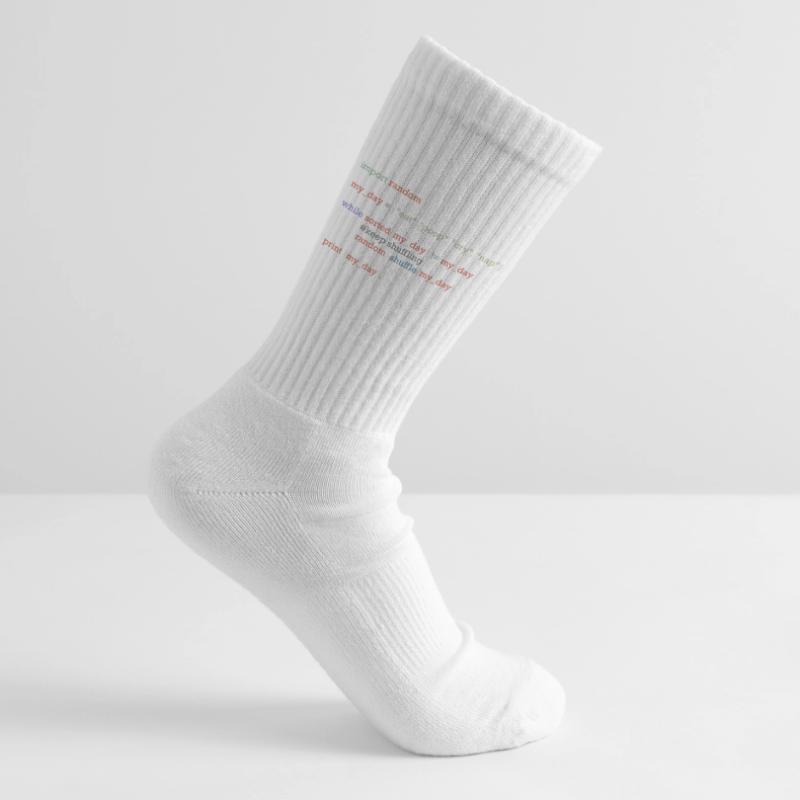 Drôle de code python sur la vie quotidienne, bébé Chaussettes de tennis