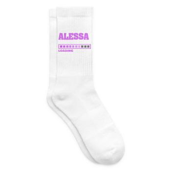 Alessa - Tennissocken - Weiß - Rechts