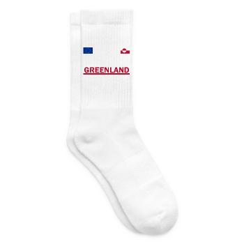 Ich stehe zu Grönland - Tennissocken - Weiß - Rechts