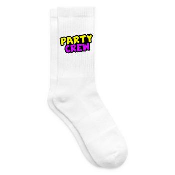 Party Crew - Tennis socks - white - Right