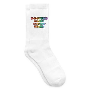 Befähigte Frauen unterstützen Frauen - Tennissocken - Weiß - Rechts