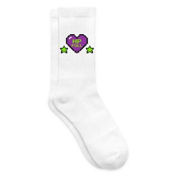 HP Full Pixel Herz Logo - Tennissocken - Weiß - Rechts
