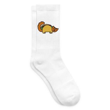 Taco-Katzenparade - Tennissocken - Weiß - Rechts