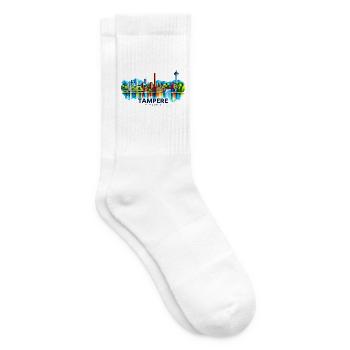 Tampere - Finland - Finnland - Suomi Skandinavien - Tennissocken - Weiß - Rechts