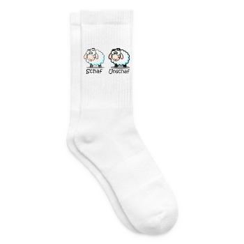 Schaf - Tennissocken - Weiß - Rechts