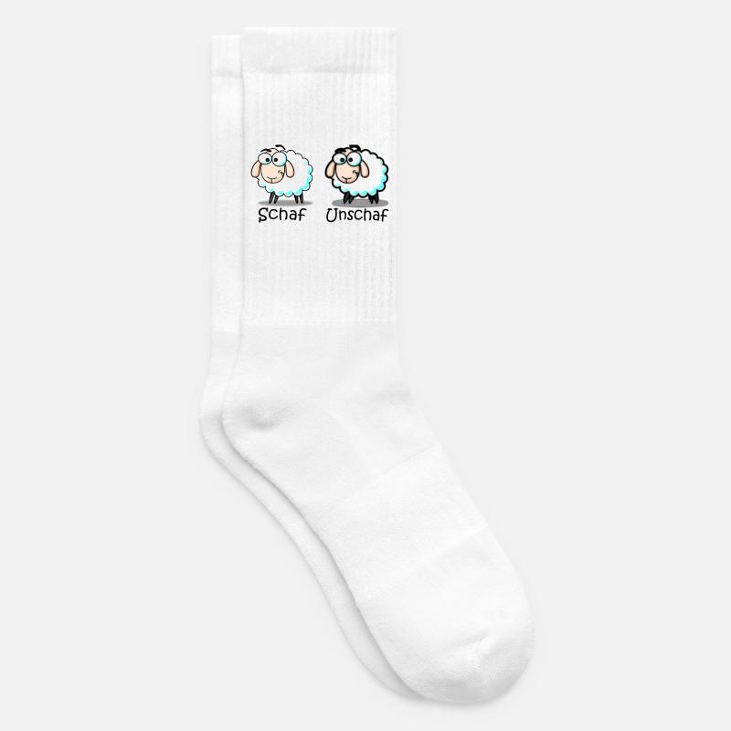 mouton - Chaussettes de tennis - blanc