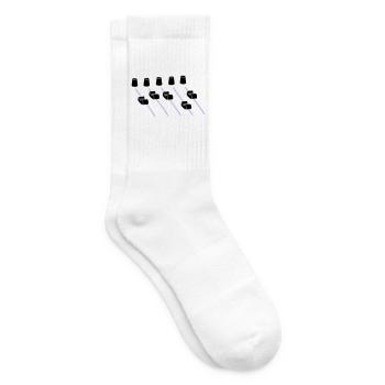 music mixer - Tennissocken - Weiß - Rechts