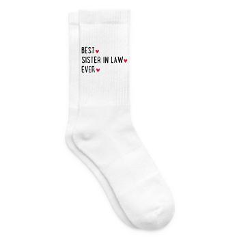 Best sister in law - Tennissocken - Weiß - Rechts