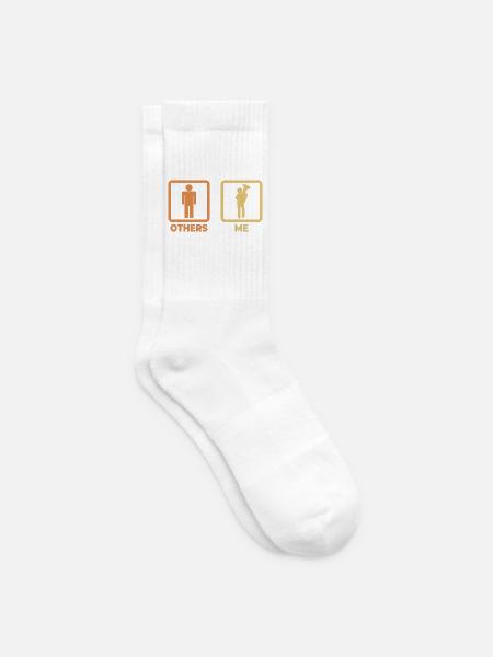 Tuba Strichfiguren - Tennissocken - Weiß