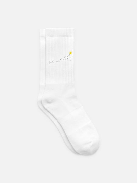 me going on a hike wandersprüche berg sport spruch - Tennissocken - Weiß