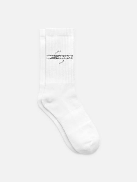 Besserwisserin - staatlich geprüft - Tennissocken - Weiß