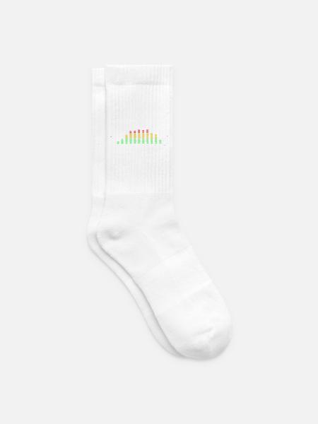 Rainbow Equalizer Pulse - Tennissocken - Weiß