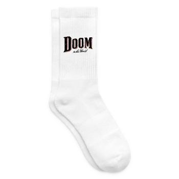 Doom to the world - Tennissocken - Weiß - Rechts
