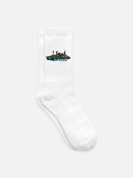Warschau - Tennissocken - Weiß