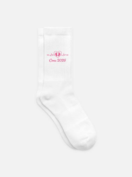  Oma 2026  - Tennissocken - Weiß