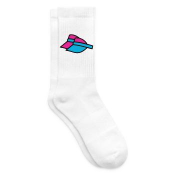 Visières Rétro des Sun Visors des années 90 - Chaussettes de tennis - blanc - Droite