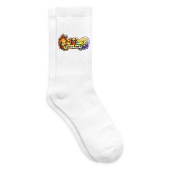Hate or Love? - Tennissocken - Weiß - Rechts