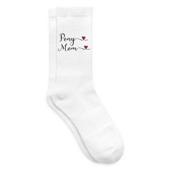 Pony Mama - Tennissocken - Weiß - Rechts