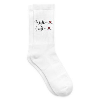 Irish Cob - Tennissocken - Weiß - Rechts