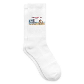 Dänemark: Nordsee oder Ostsee - Tennissocken - Weiß - Rechts