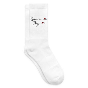 Meerschweinchen - Tennissocken - Weiß - Rechts