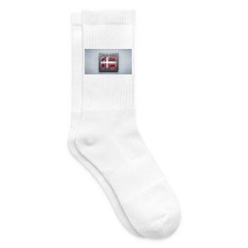 Danmark Neon Quad Panel - Tennissocken - Weiß - Rechts