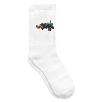 Traktor / Traktor / Traktor - Tennissocken - Weiß - Rechts