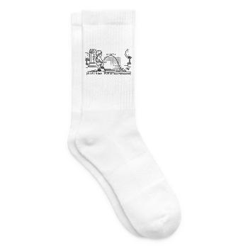 Mathe Pi Parabel 3,14159265359 - Tennissocken - Weiß - Rechts