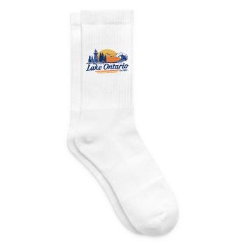 Lake Ontario retro - Tennissocken - Weiß - Rechts