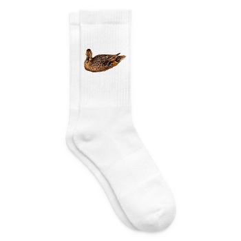 Ente Digital Art – Modernes Enten T-Shirt - Tennissocken - Weiß - Rechts